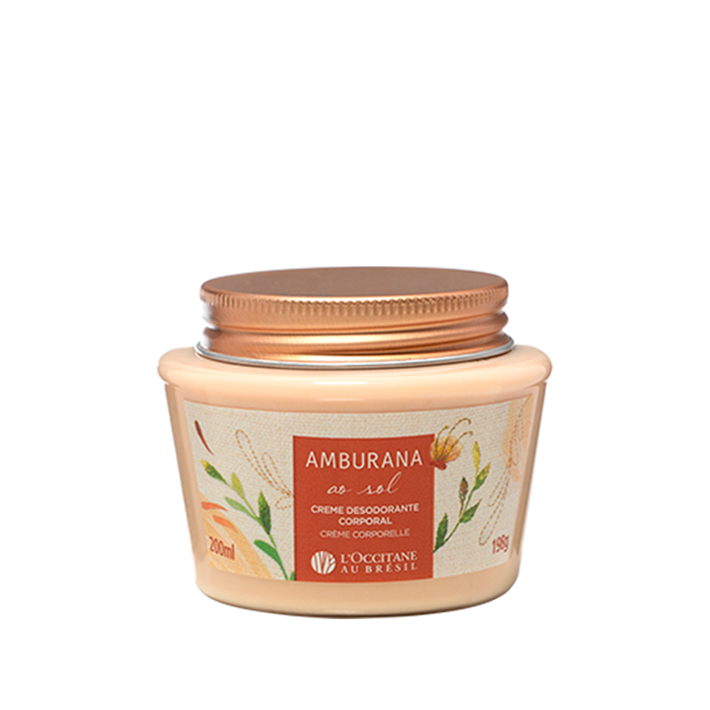 Creme Desodorante Corporal Amburana ao Sol 200ml